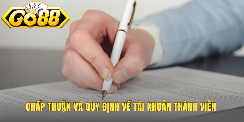 Điều khoản điều kiện tài khoản ràng buộc pháp lý người chơi